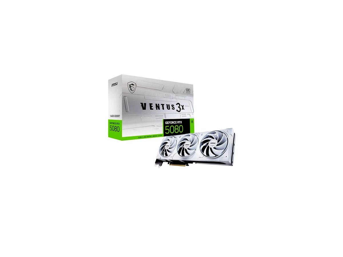 MSI GeForce RTX 5080 Ventus 3X OC White 16GB GDDR7