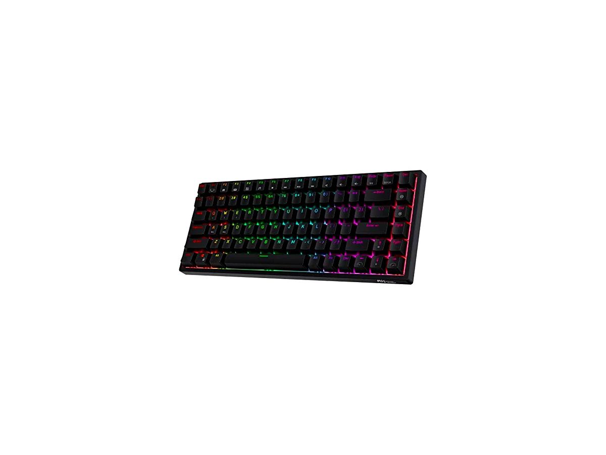 Royal Kludge RK84 V2 75% Wireless RGB (Cor Branco / Switches TTC Brown)