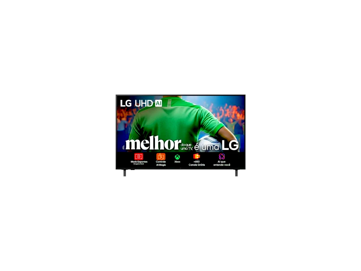 Smart TV 4K 50" LG UHD 50UA85 Processador α7 AI Gen8 4K Super Upscaling